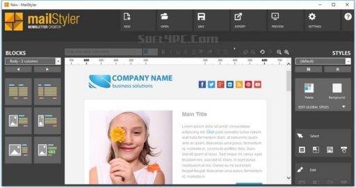 Screenshot MailStyler Newsletter Creator Pro 2.5.7.100 Full Version Screenshot MailStyler Newsletter Creator Pro 2.5.7.100 Full Version