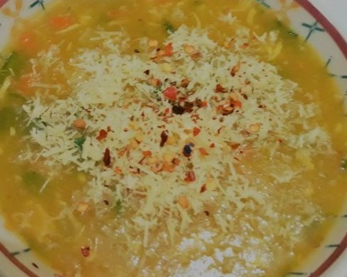 Cassava soup with pumpkin recipe