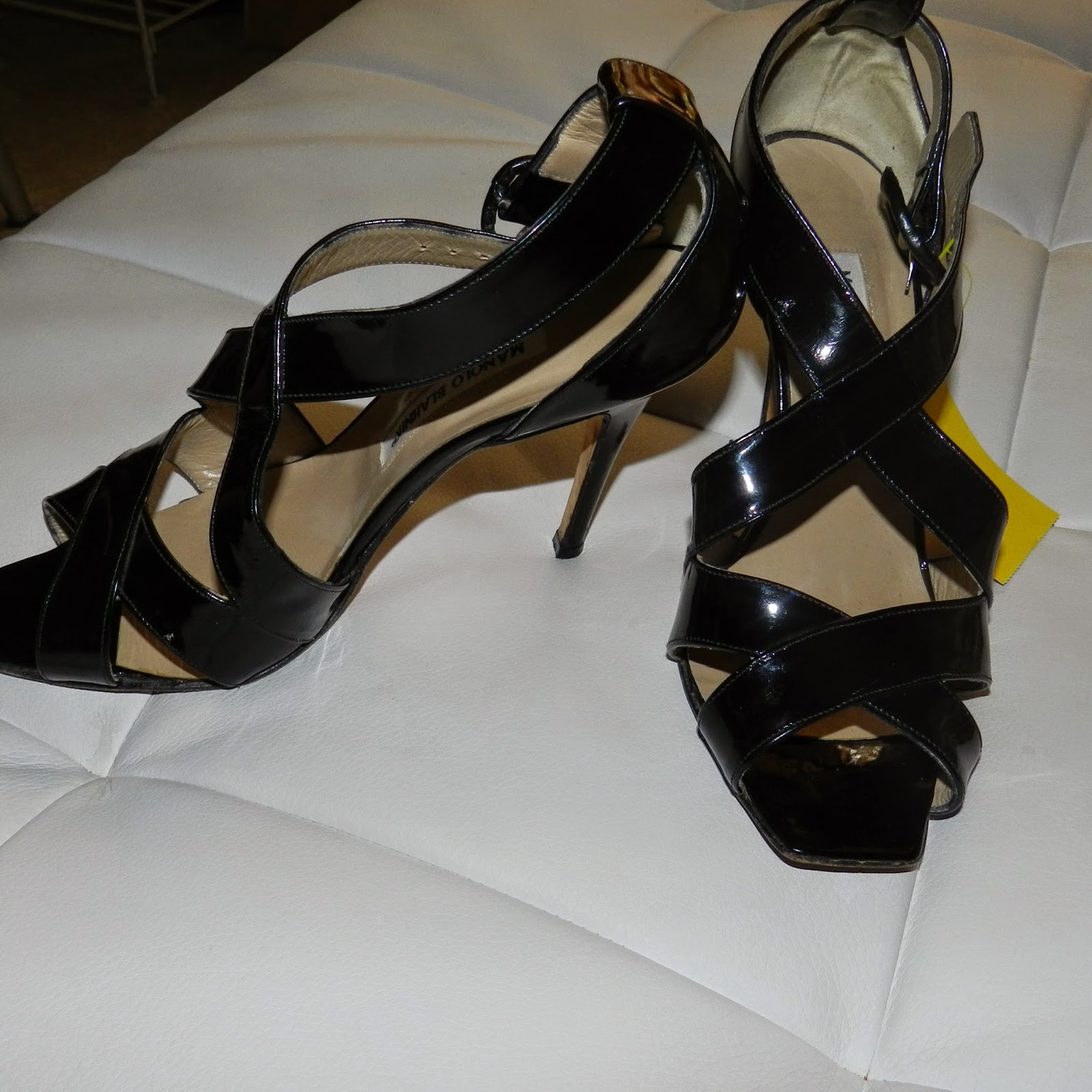 Thrift Haul Score of the Week: Manolo Blahnik Strappy Pumps | Two ...