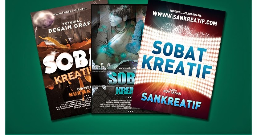 Contoh Desain Flyer Eksklusif Versi SanKreatif San Kreatif