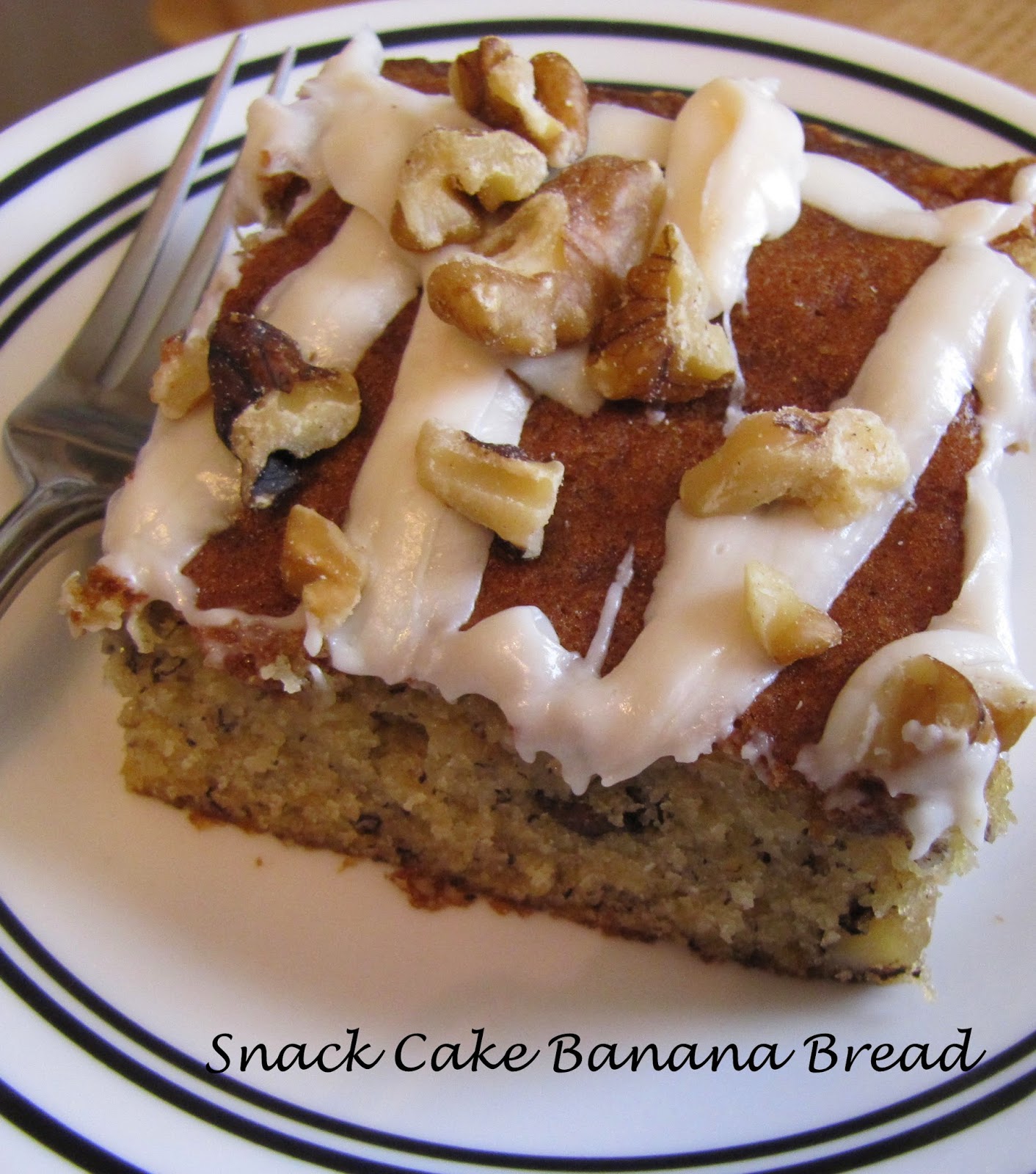 The Super Duet and Their Kitchen Banana Bread Snack Cake