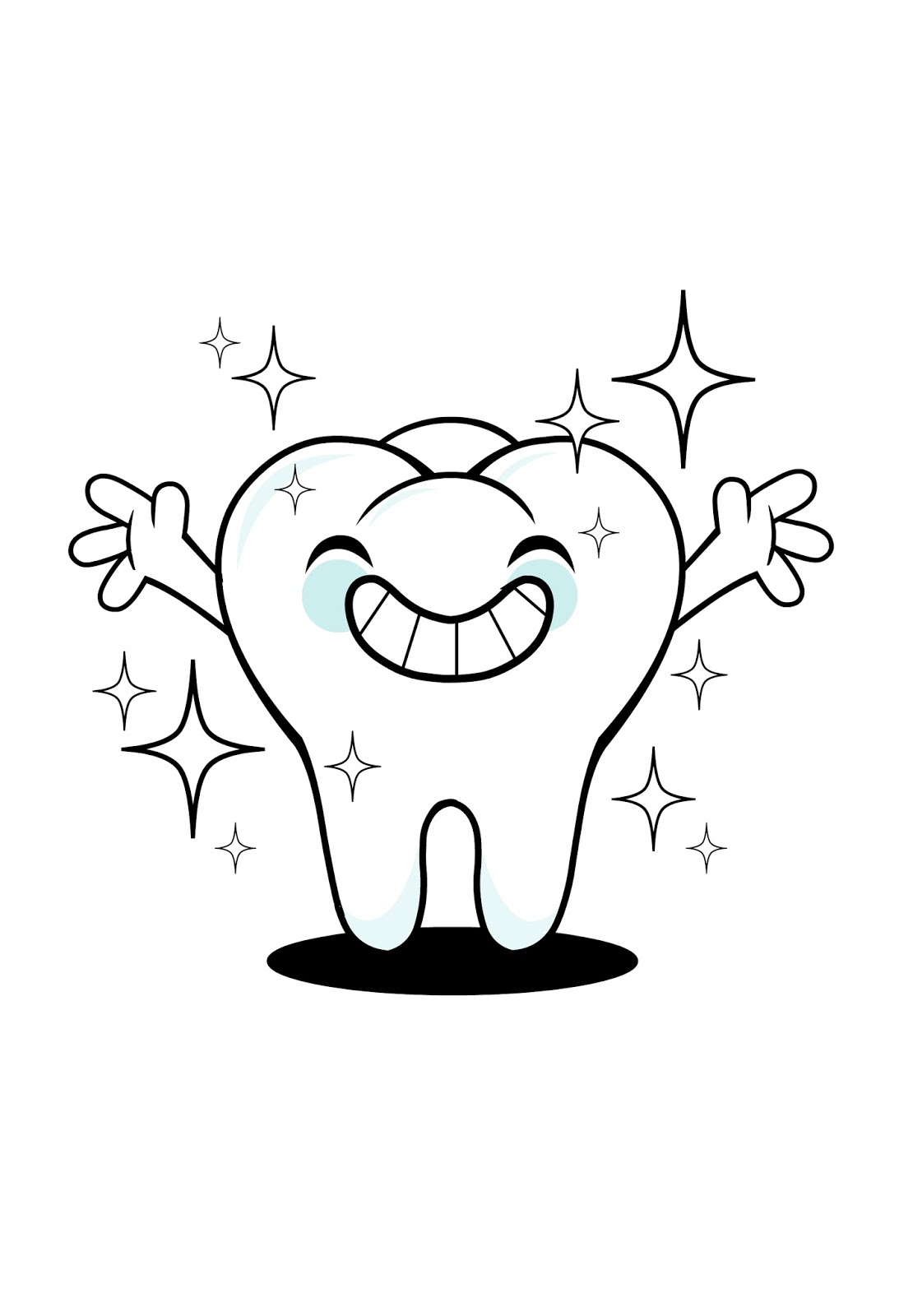 happy tooth clipart - photo #34