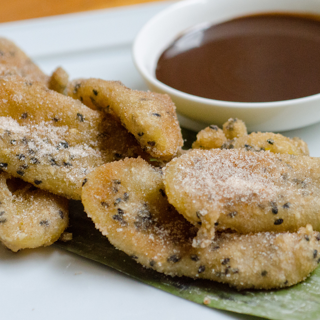 Receita da semana Tempurá de banana com gergelim