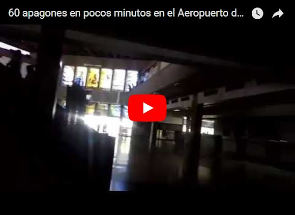 60 apagones en pocos minutos en el Aeropuerto de La Chinita en Maracaibo 