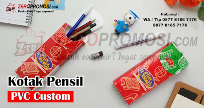 Tempat Pensil Plastik Rakit, Kotak Pensil Rakit, Tempat Pensil Lipat, Plastic Pencil Case custome, Tempat Pensil PVC Anti Air