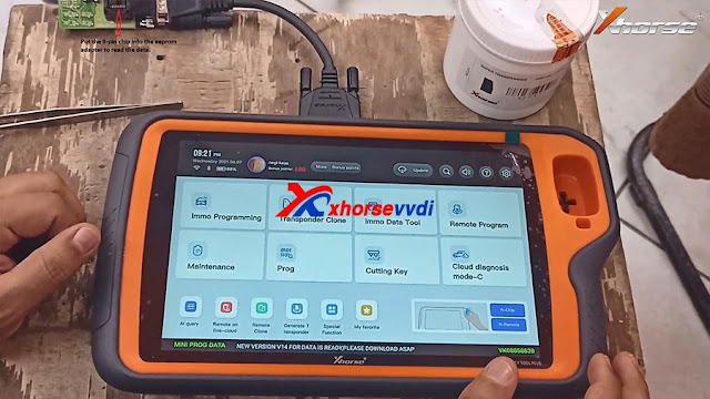 برنامه Xhorse VVDI Keytool Plus و Mini Prog Tata Vista ID46 AKL 05