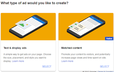 Iklan baru Adsense : Matched Content Native.