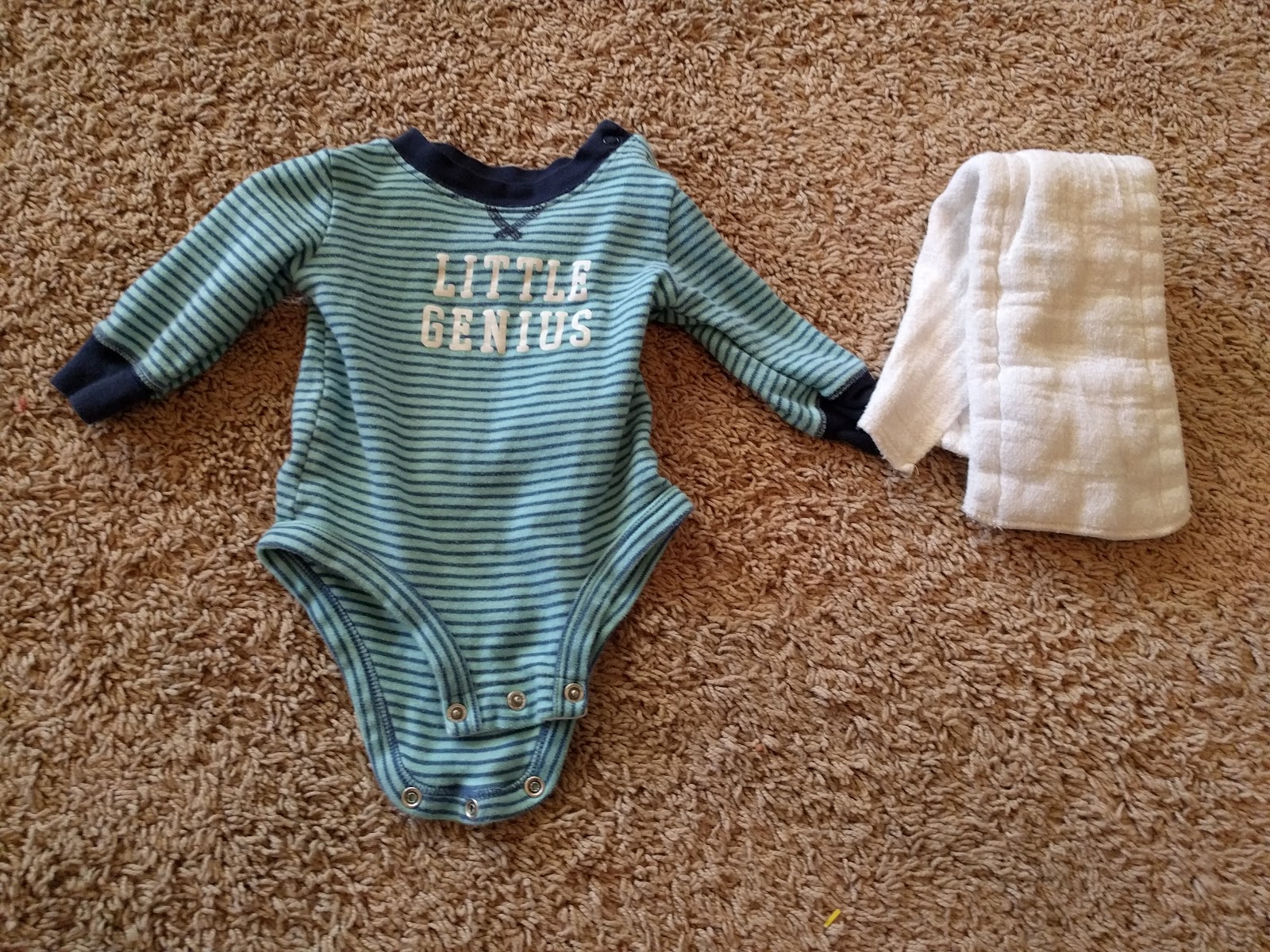 My Fruitful Life How to make a Bib out of a Onesie