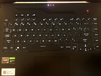ROG Zephyrus G15のキーボード