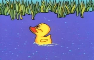 Kids count one duck in the pond. Sesame Street The Great Numbers Game