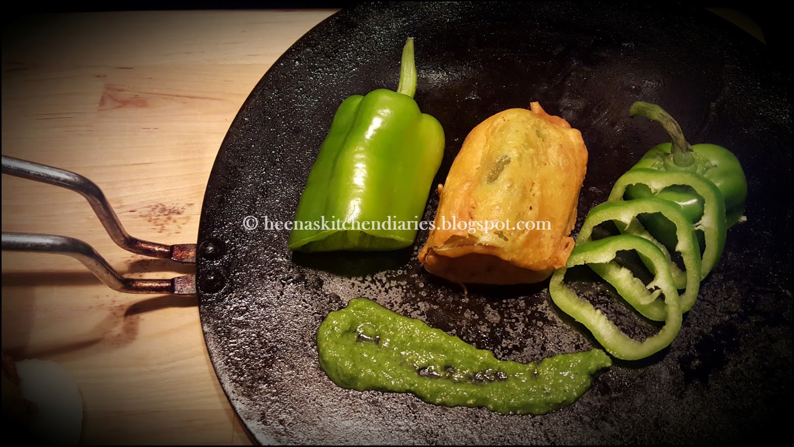 Heena's Kitchen Diaries: Assorted Bhajiya's | Zuchini, Onion, Pepper ...
