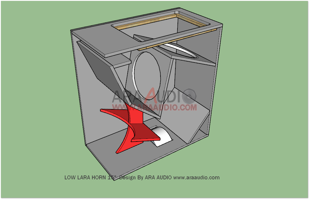 box speaker 15 inch low