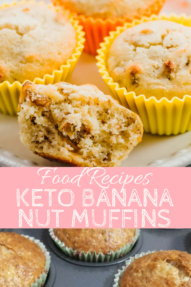 KETO BANANA NUT MUFFINS Healthy Food