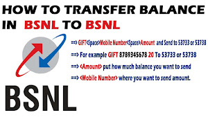 bsnl balance transfer