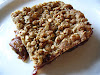 Apple-oatmeal breakfast streusel cake