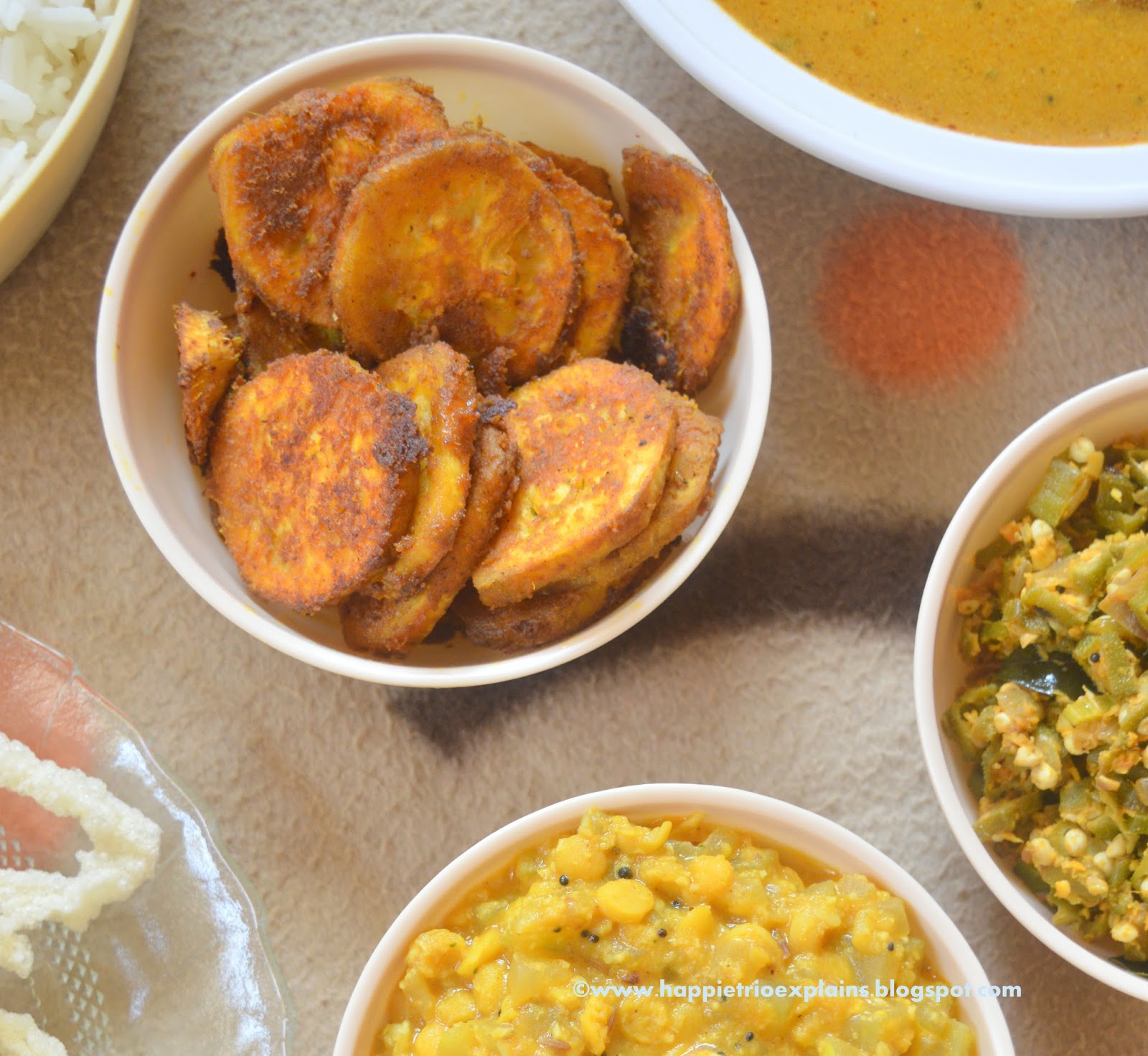 Raw Banana Fry Easy Lunch Side dish Recipes Cook with Sharmila