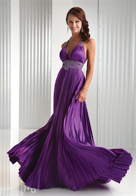 FASHION AND LIFE STYLE: Purple Bridal Dress