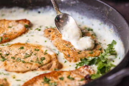 CREAMY PARMESAN PORK CHOPS