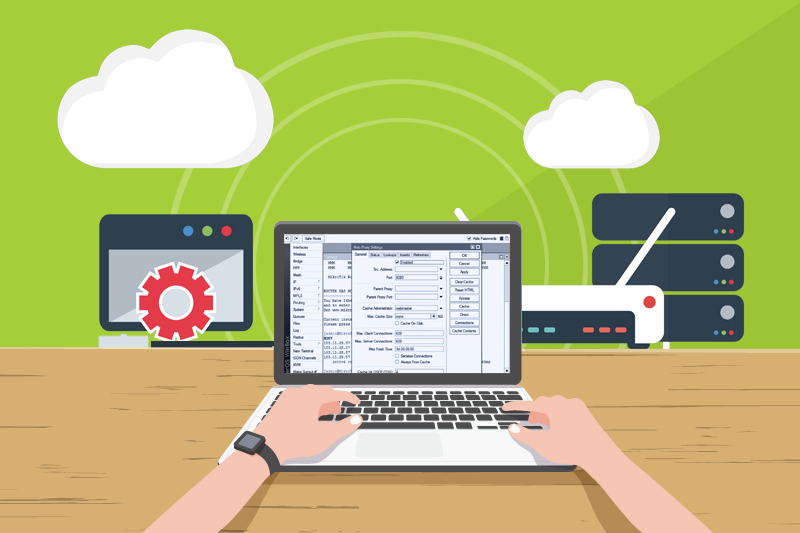Cara Setting Default Gateway MikroTik REXZYTECH