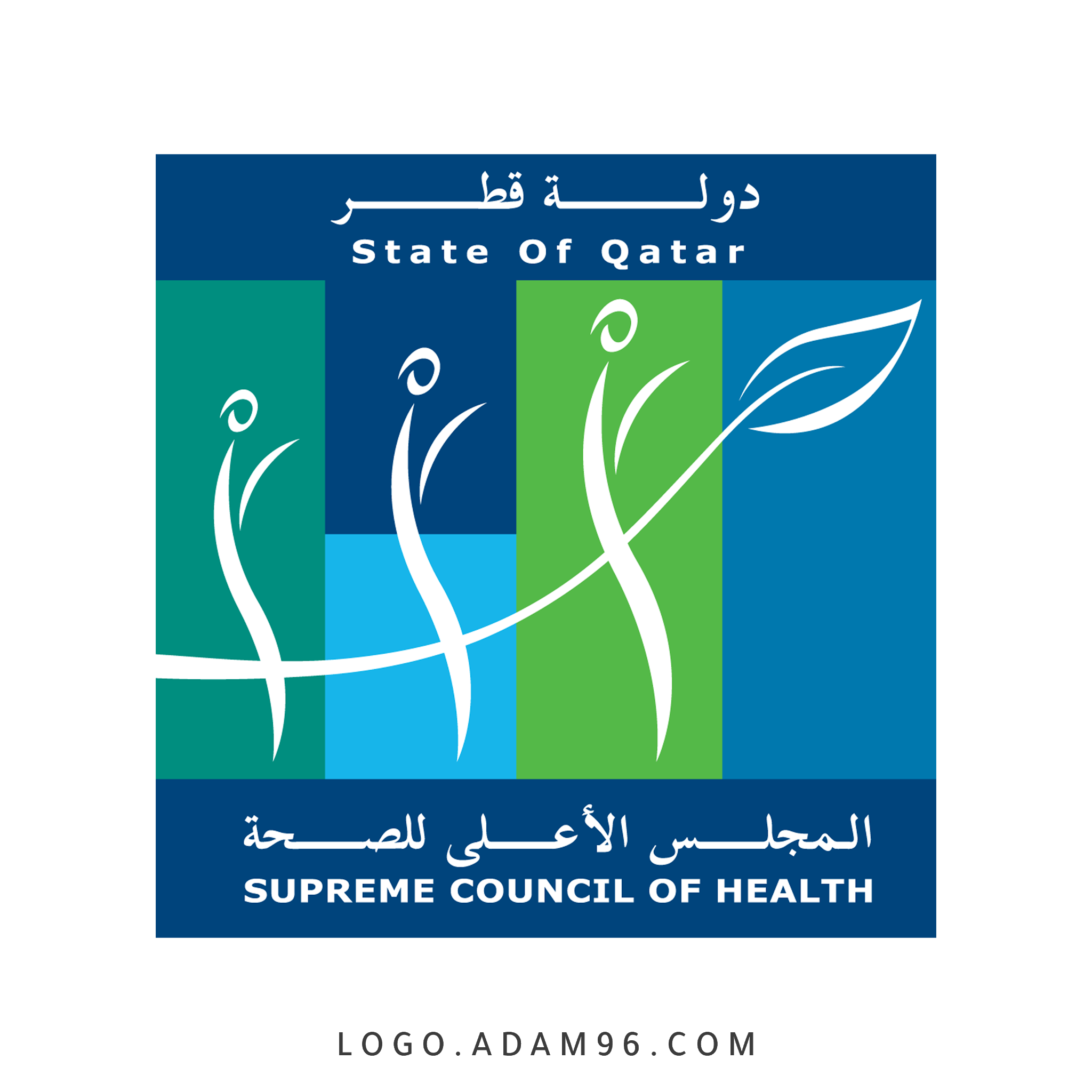 تحميل شعار المجلس الاعلى للصحة دولة قطر لوجو رسمي بصيغة PNG
