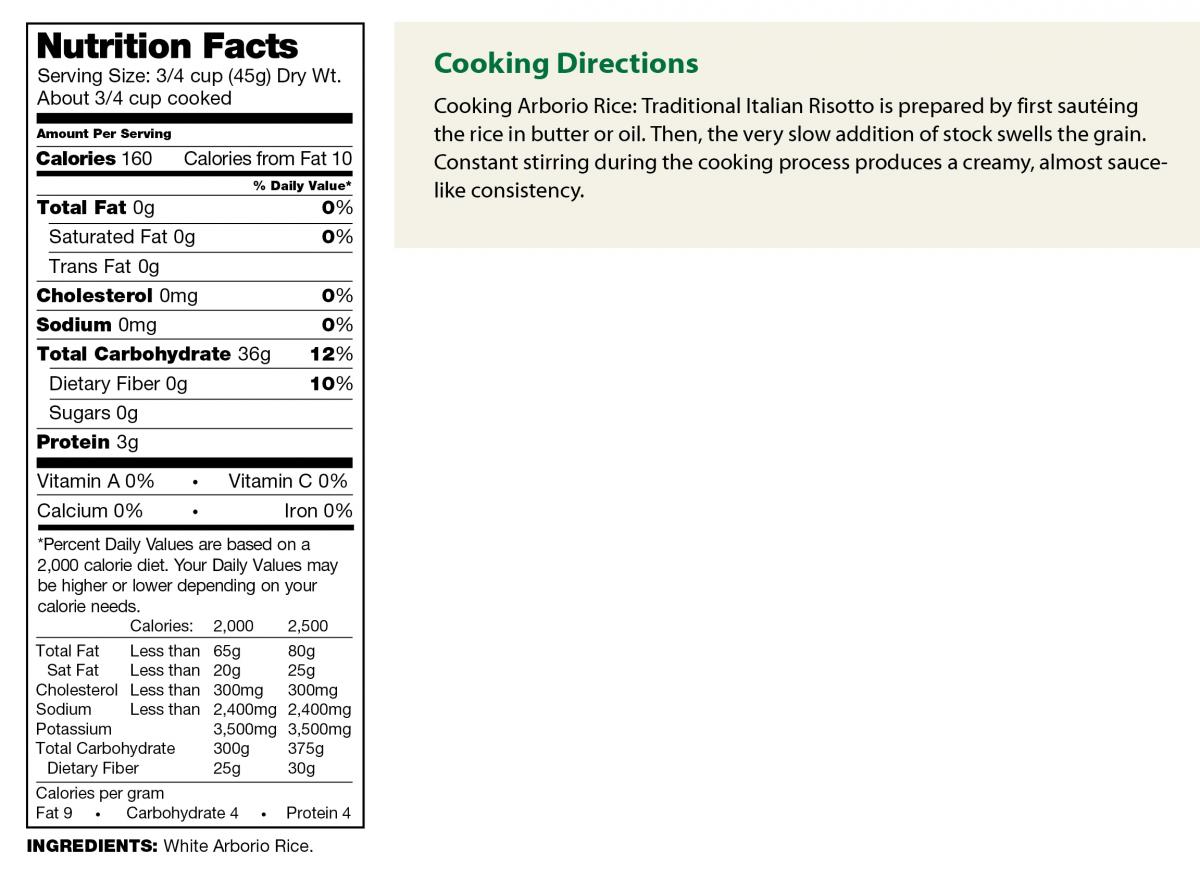 Arborio Rice( अरबोरिया चावल)