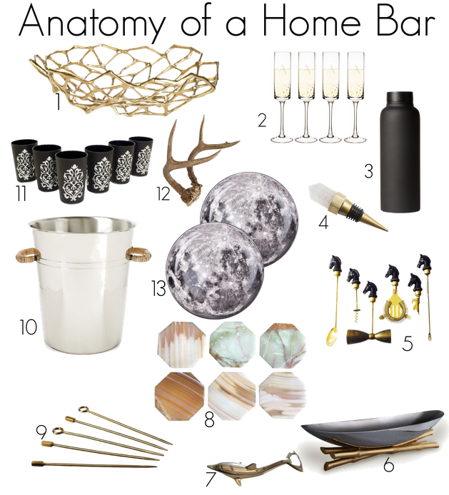 Anatomy of a Stylish Home Bar and The Accessories You Need