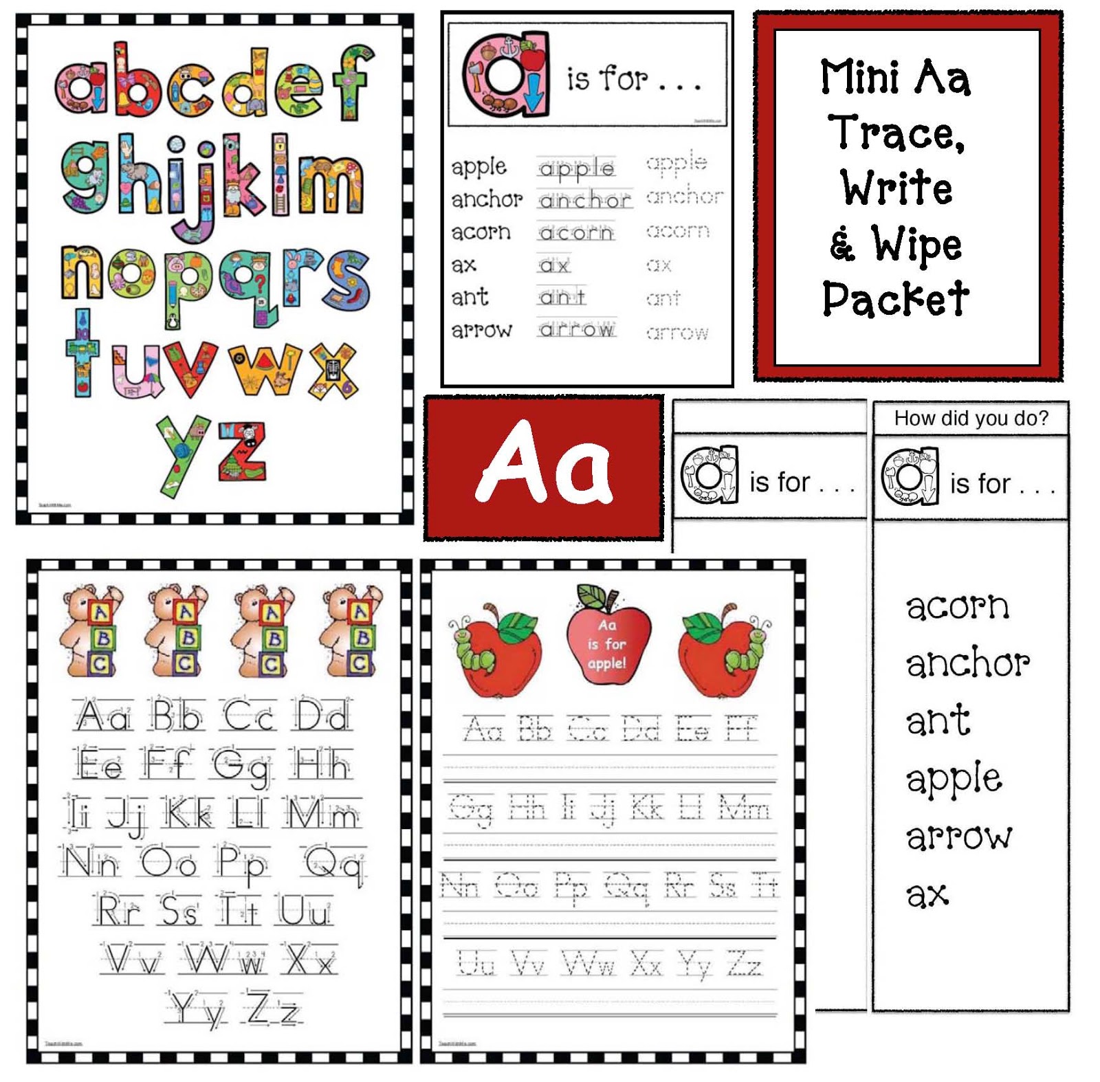 Write & Wipe Worksheets Classroom Freebies
