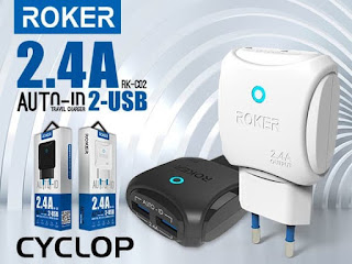 Sale Roker Charger Cyclop Chasan Chas Smartphone  Charger Adaptor Diminati Banget