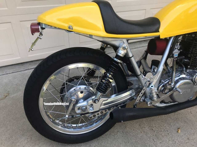 1978 Yamaha SR500 Cafe Racer Yellow