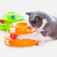 Funny Pet Toy Amusement Plate Play Disc
