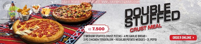 Pizzhut Kuwait - Double Stuffed Crust Meal