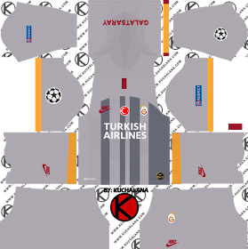 Galatasaray S.K. 2019/2020 champions league Kit - Dream League Soccer Kits