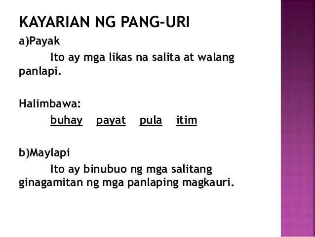 10 halimbawa ng pang uri - philippin news collections