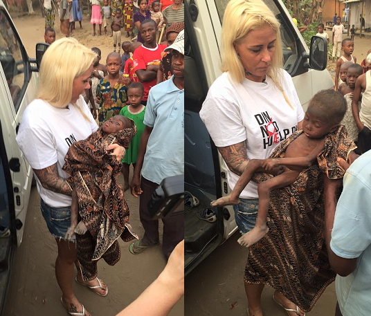 danish woman rescued nigerian baby boy
