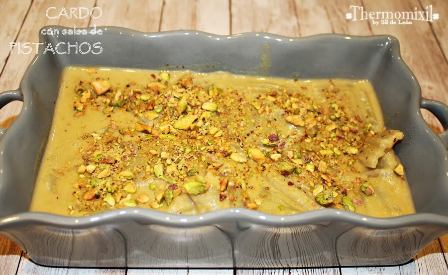 CARDO CON SALSA DE PISTACHOS