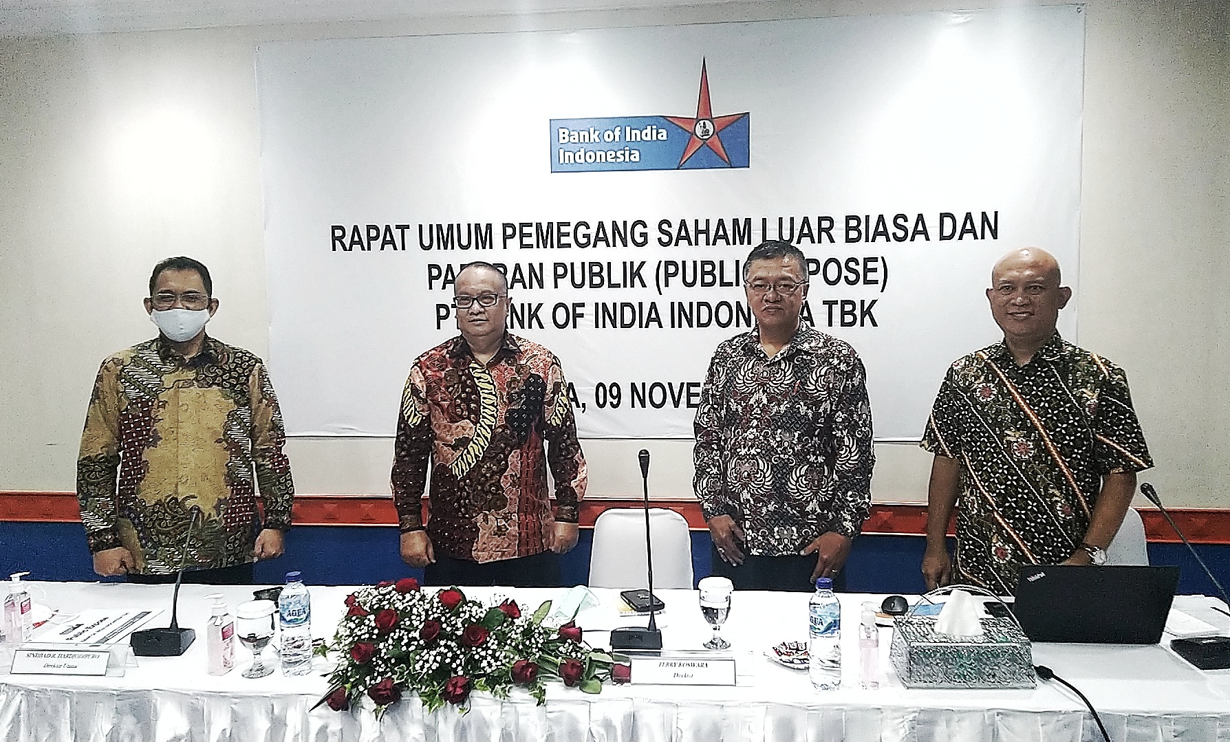 Nomor Gaji pt bank of india indonesia tbk