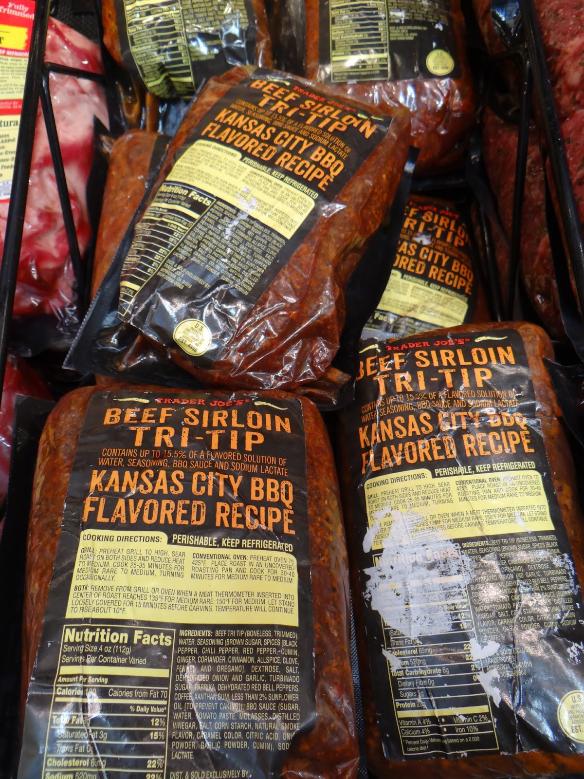 Trader Joe's 365 Day 272 Beef Sirloin TriTip Kansas City BBQ