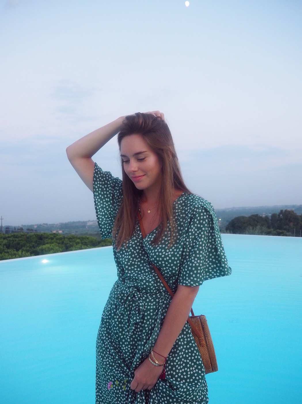 robe verte shein
