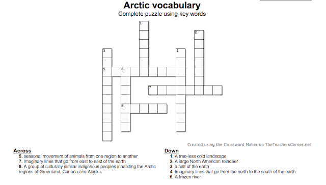 Year 5: Crossword