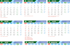 Download Template Kalender 2023 PNG JPG PSD PDF Lengkap Hijrah dan Libur Nasional Gratis