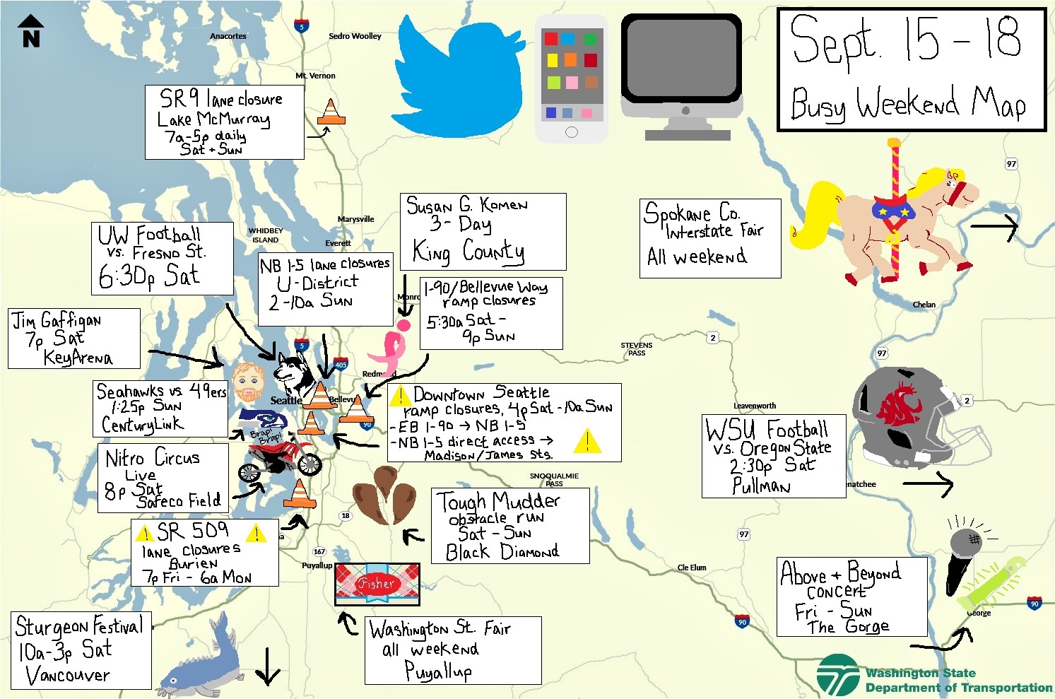 Wsdot Traffic Map Seattle
