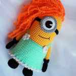 PATRON MINION NIÑA MI VILLANO FAVORITO AMIGURUMI 24037