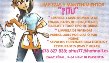 LIMPIEZAS Y MANTENIMIENTOS "PITU"