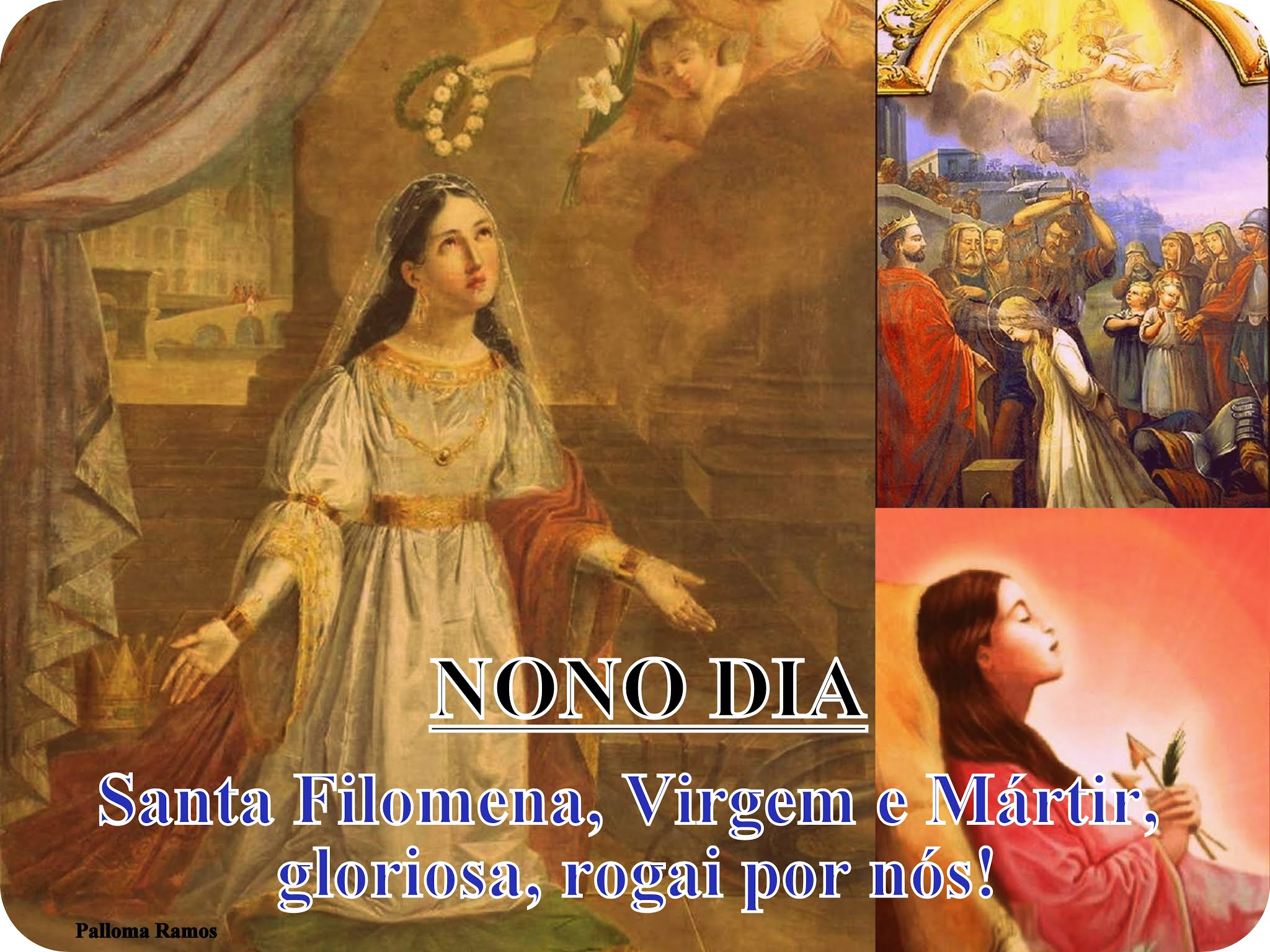 Santa Filomena Onomastico 13 Agosto Uma grande Santa... Filomena ♥