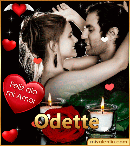 Feliz día San Valentín Odette