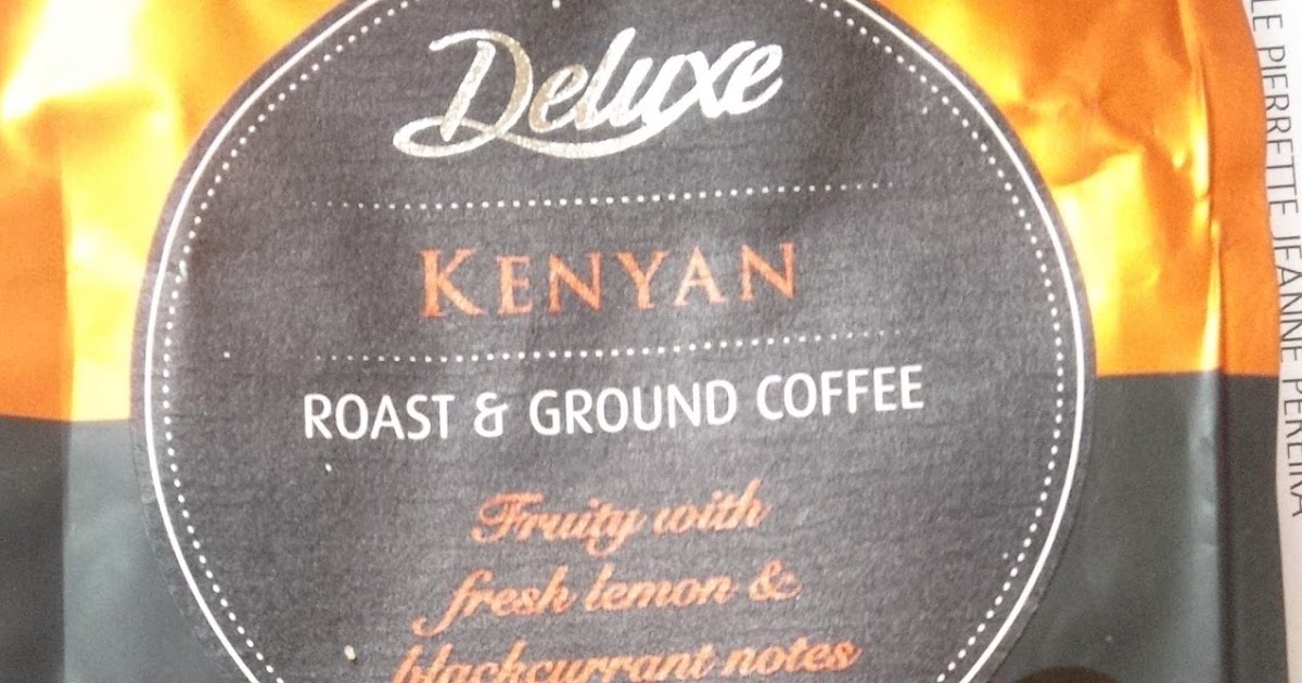 beverage upon beverage upon beverage Lidl Deluxe Kenyan coffee