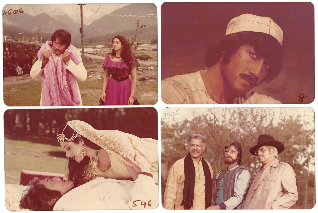 Sridevi The cast of the Bollywood blockbuster Karma (1986) Jackie