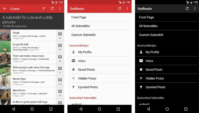 أفضل تطبيقات Reddit للاندرويد