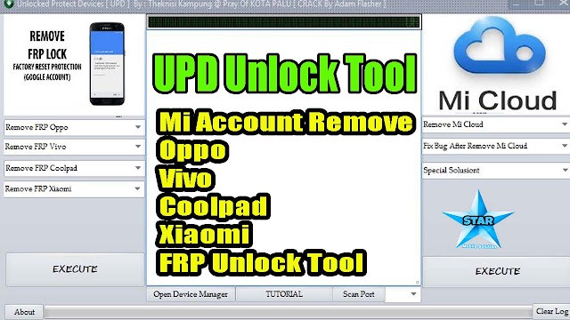UPD FRP/Mi Cloud Unlock Tool