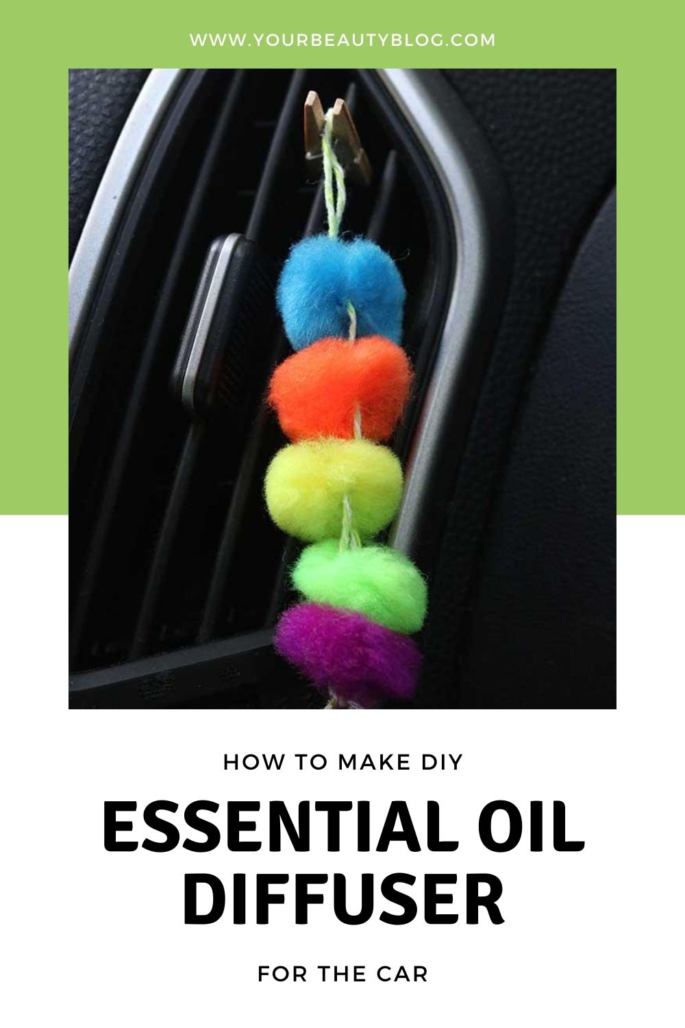 How to Make a Diffuser for a Car (Dollar Tree Craft) Everything Pretty